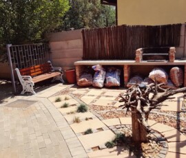 communal barbeque area